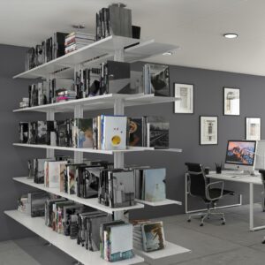 Pallucco Continua modular shelving system and bookcase